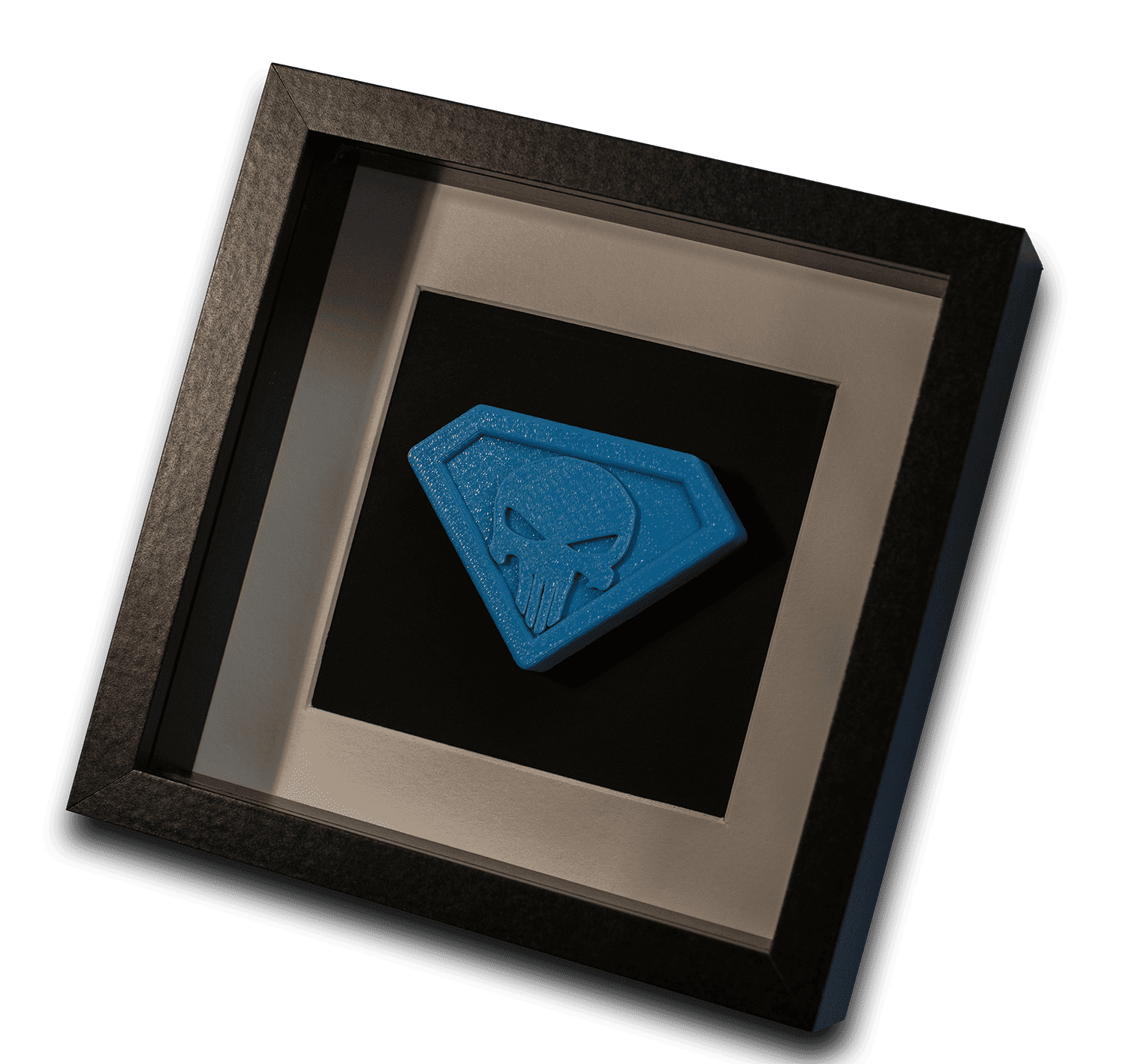 "Blue Pill" Frame Edition | Schwarz - Schwarz - whitelines.clothing - Bilderrahmen